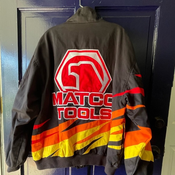 1990s Vintage Matco Tools Racing Jacket Sz L - Picture 4 of 7